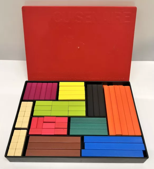 Cuisenaire® Rods Undamaged box & set of 130 rods - learning maths