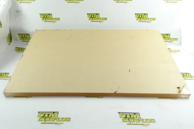 1 Clear Plexiglass Plastic Sheet 3/4" X 15-1/2" X 25"