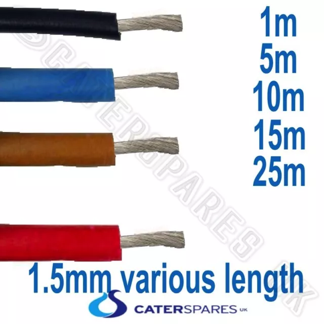Heat Resistant 250℃ Fibreglass Wire 0.3mm²-6mm² Appliance Cable High Temp  Spares
