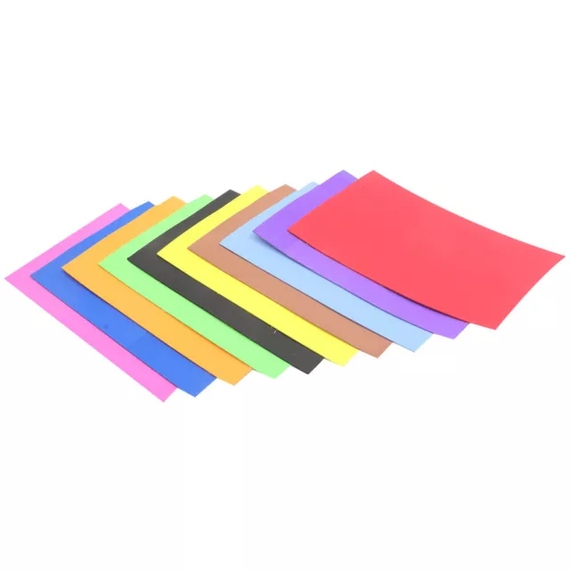 10 Sheets Eva Foam Paper DIY Craft Colorful Cardstock Supplies