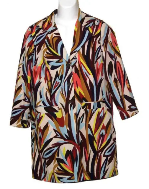 Missoni  For Target Trench Coat Multicolor Jacket Women's Size M