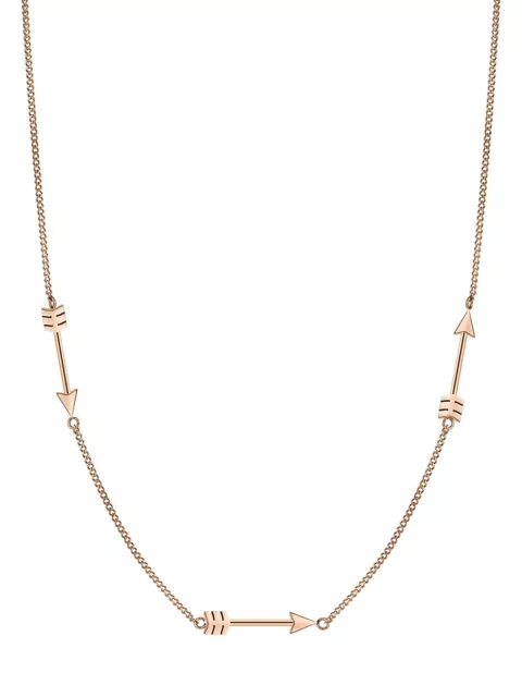 Liebeskind Berlin Arrow Kette IP Roségold LJ-0188-N-45 Damen Edelstahl Halskette