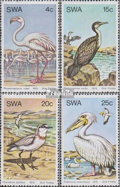 Namibia - Southwest 458-461 FDC 1979 Waterbirds