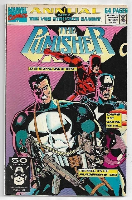 The Punisher Annual #4 FN (1991) Marvel Comics