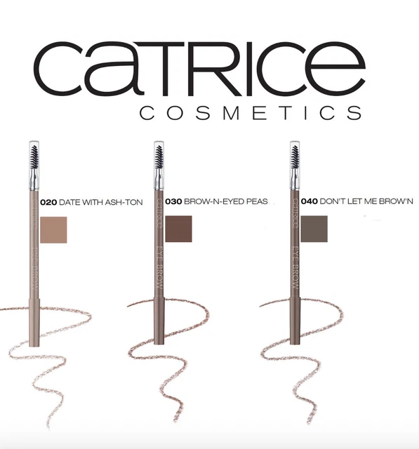 CATRICE Eyebrow Stylist - Brow Pencil Liner Definer with Brush Comb NEW SHADES!