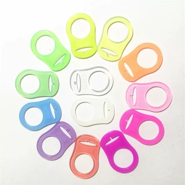 Dummy Ring for Button-style MAM NUK Baby Adapter Pacifier Clip UK SELLER