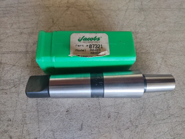 Nos Jacobs No. 4Mt To 3Jt Drill Chuck Arbor 07321 Taper Adapter England