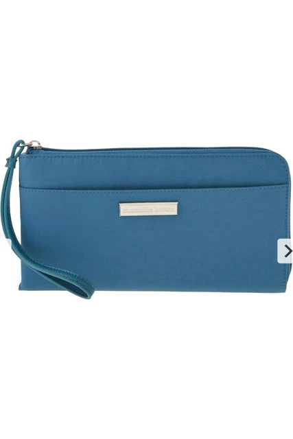 Samantha Brown To-Go Wrislet Travel Wallet Blue