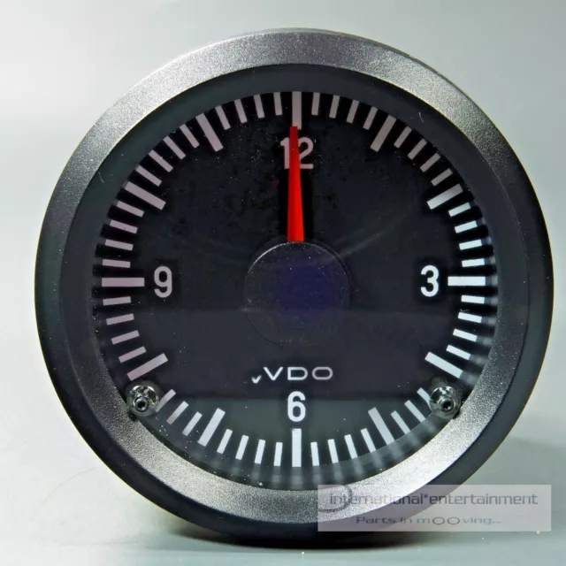 VDO QUARZUHR - 24 VOLT  ZEITUHR UHR  ELECTRIC CLOCK  INSTRUMENT ANZEIGER  52mm