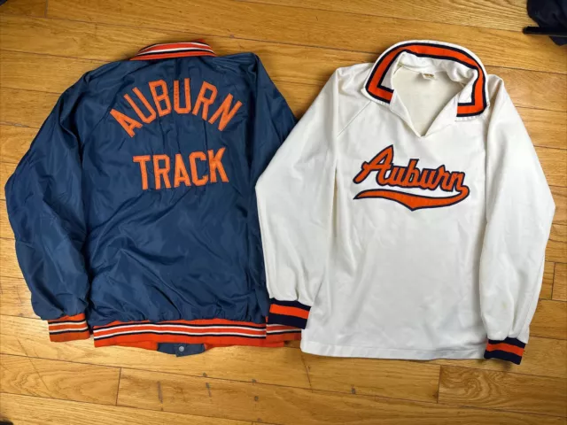 RARE Vintage 70s Russell Athletic Sportset Misses Auburn University Track Jacket