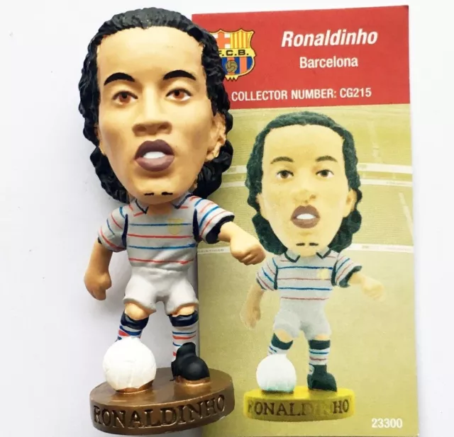 RONALDINHO Barcelona Away Corinthian ProStars Club Gold Loose with Card CG215