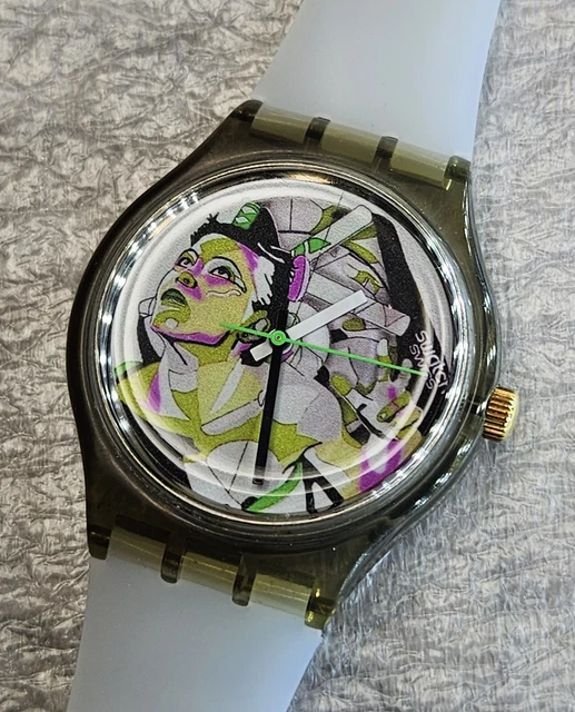 🔴 SWATCH KIKI Picasso Automatic Vintage Orologio No Scatola EUR