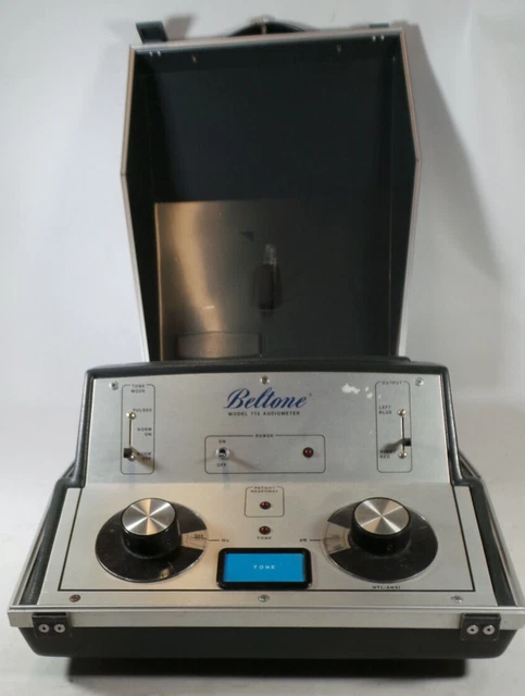 Vintage Beltone Model 119 Audiometer w/ Headphones