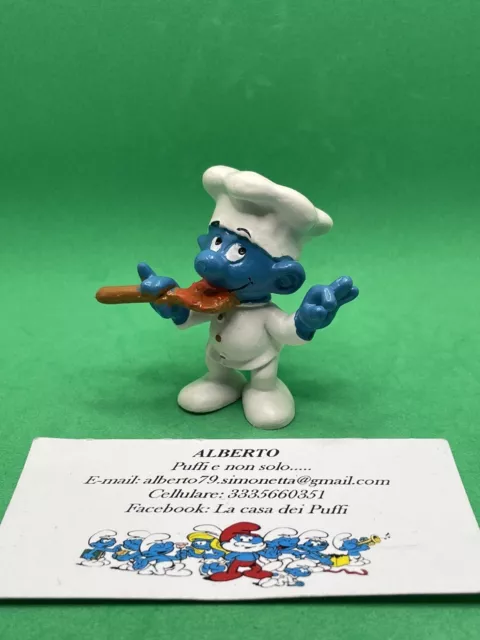 Puffi Smurfs Puffo Cuoco Smurf Chef 20042 Variante 1A Con Sugo