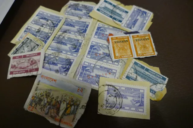 20 Bangladesh used postage stamps postal philately kiloware philatelic