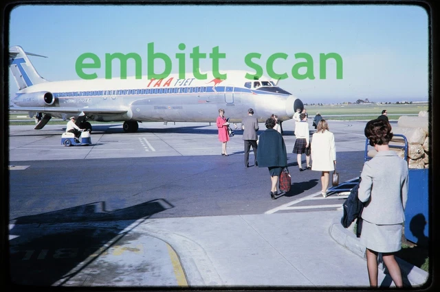 Original Slide, TAA Trans Australia Airlines Douglas DC-9-31 (VH-TJM), in 1969