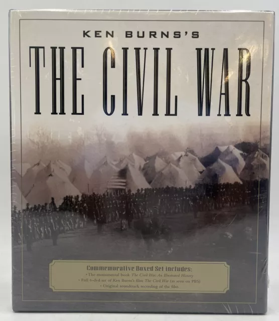 Ken Burn's THE CIVIL WAR Commomorative Boxed Set Book 6 DVD Soundtrack CD Ken Burn's THE CIVIL WAR Commomorative Boxed Set Book 6 DVD Soundtrack CD
