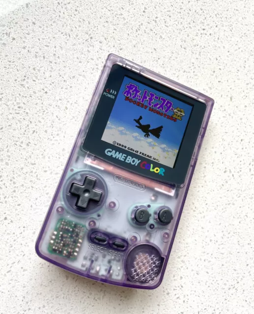 Nintendo Gameboy Color Colour Game Boy BACKLIT IPS Q5 V2 GBC Atomic Purple