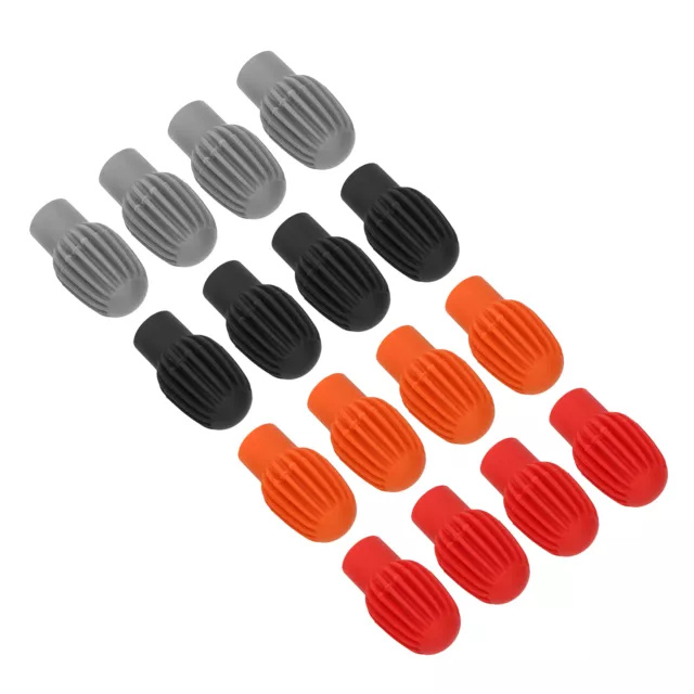 4Pcs Silicone Drumstick Tips Silent Practice Drum Mute Dampener Percussion US