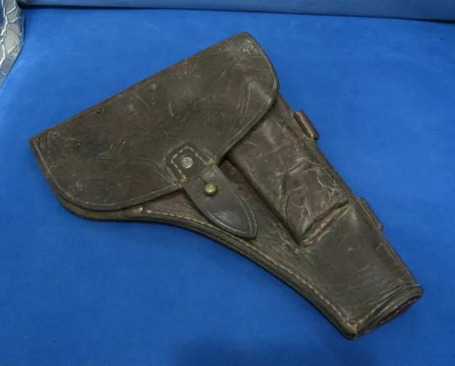 Yugoslavia Serbia Early Jna Army Officer 7.62 Leather Pistol Holster