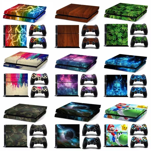 Game Decal Cover Skin Sticker For PS4 Original PlayStation Console 2 Controller
