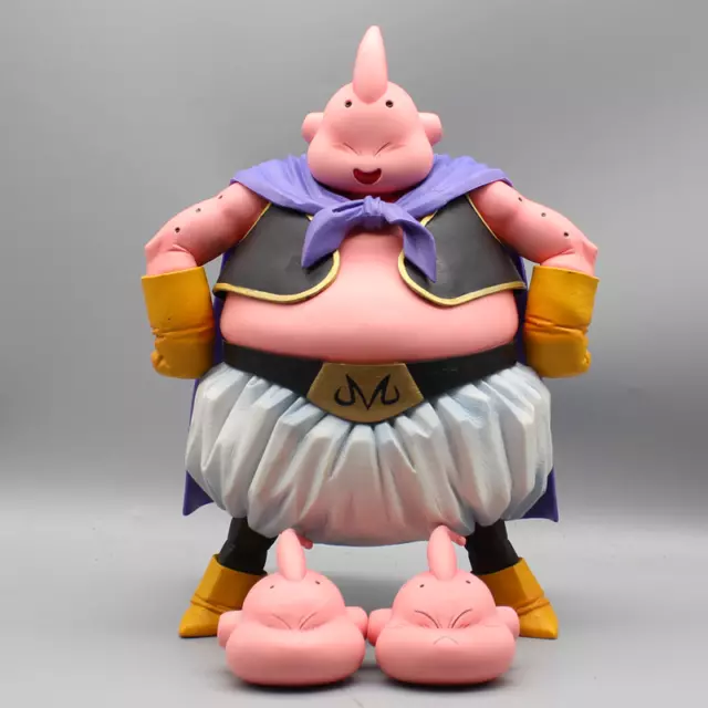 Figurines MAJIN BOO maléfique et MISTER SATAN avec rocher Dragon Ball Z