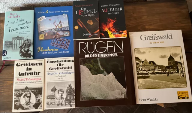 8 Bücher Greifswald, Mecklenburg-Vorpommern Rügen Petershagen Fallada Wernicke