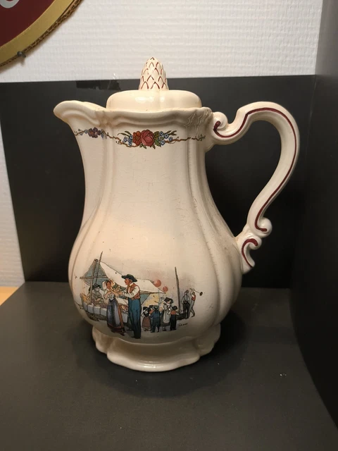 Théière Ancienne Service Alsace Sarreguemines