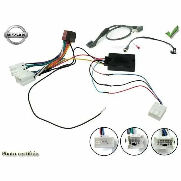 Volant Compatible Nissan 350Z 2003, Navara 2005-2007, X-Trail 2001 - Avec Commandes Audio Bose