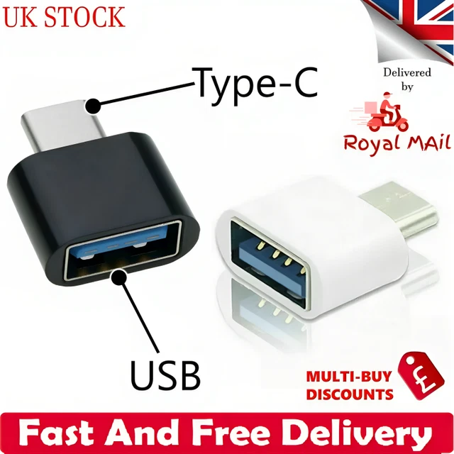 Type C to USB Adapter 3.0 USB-C 3.1 Male OTG A Female Data Connector Converter