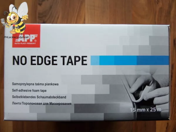 Neu No Edge Tape 15mm x 25m Softtape Schaumabdeckband Schaumstoffband TOP