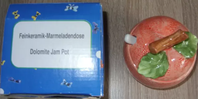 Marmeladendose aus Keramik, NEU