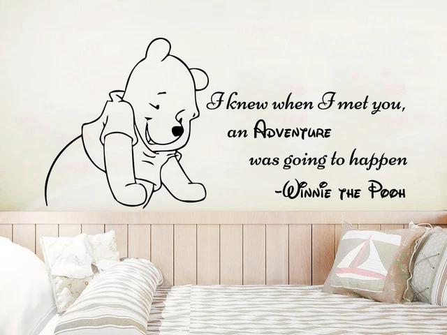 Winnie the pooh hot sale quote wall decal