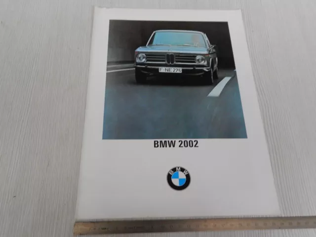 Brochure Originale Bmw 2002 In Italiano Depliant Prospekt