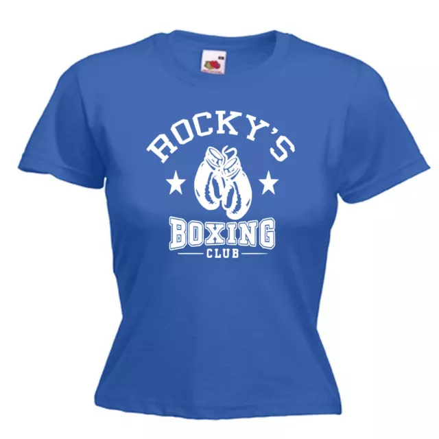 Rocky Rocky's Boxing Club Ladies Womens Lady Fit T Shirt