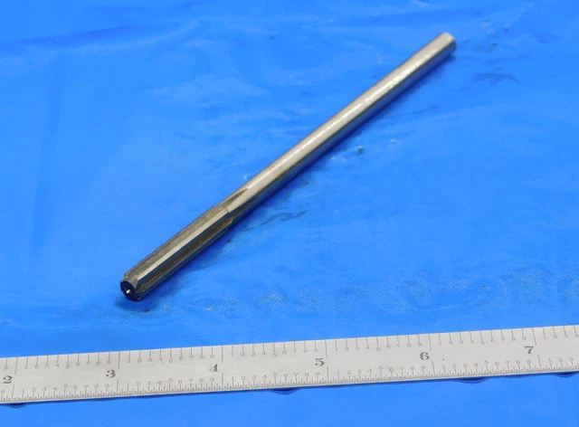 USA MADE 5/16" O.D. HSS CHUCKING REAMER 9/32 SHANK 6 FLUTE .3125 ONSIZE 8 mm