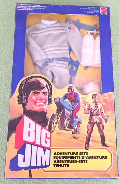 Lot de 3 Big Jim et 7 tenues - Collection