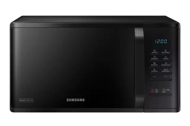 SAMSUNG MS23K3513AK/EU Solo Ceramic Microwave Oven with Handle 800 Watts Black