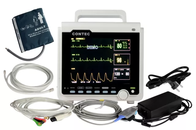 8.4 inch Multiparameter Vital Signs ICU Patient Monitor ECG NIBP SPO2 PR CMS6000