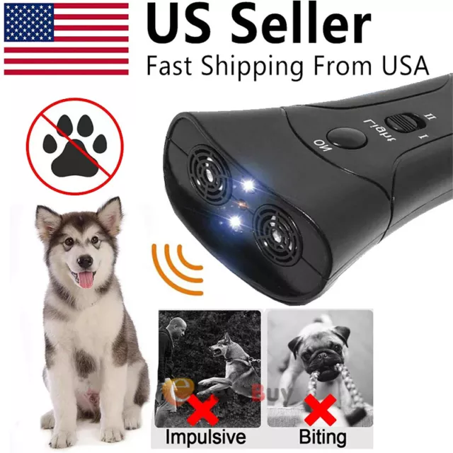 Ultrasonic Anti Bark Control Stop Barking Away Repeller Devices Pet Dog Training