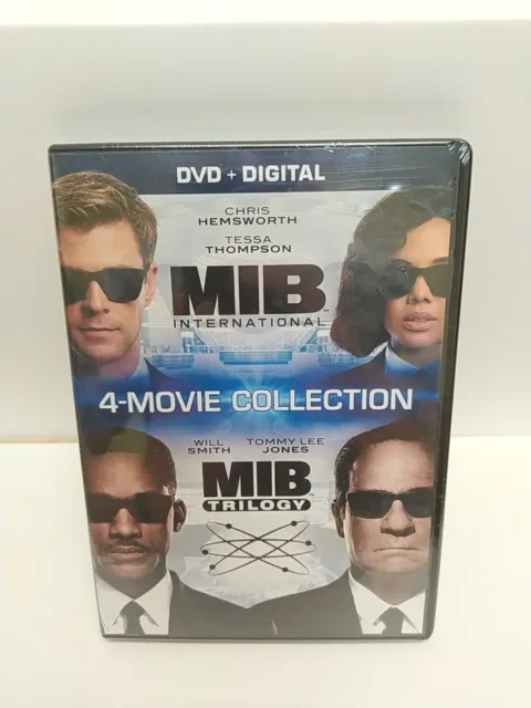 Men In Black I  II & III & MIB International Collection DVD + Digital BRAND NIW