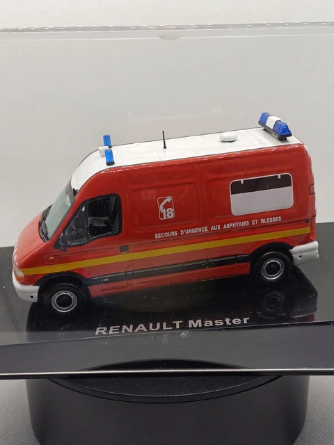 RENAULT MASTER 2014 Pompiers VSAV Dép 66 NOREV 1/43 Réf 518787 - La Boutique D'ALAIN