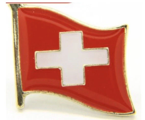 Suisse Drapeau Pays Broche Revers Cravate Tack Lds Missionnaire Statesman Ties