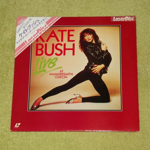 KATE BUSH Live At Hammersmith Odeon - RARE 1983 JAPAN LASERDISC + CORNER OBI