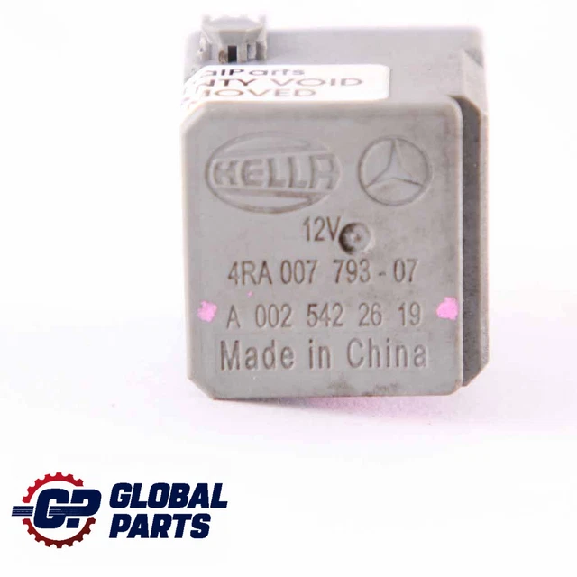 RELAY MERCEDES W203 W204 W212 W639 W906 4Pin Grey Hella 12V