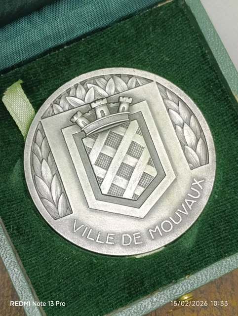Médaille Ancienne Ville De Moulins Reconnaissante - Bronze Avec écrin, XXe