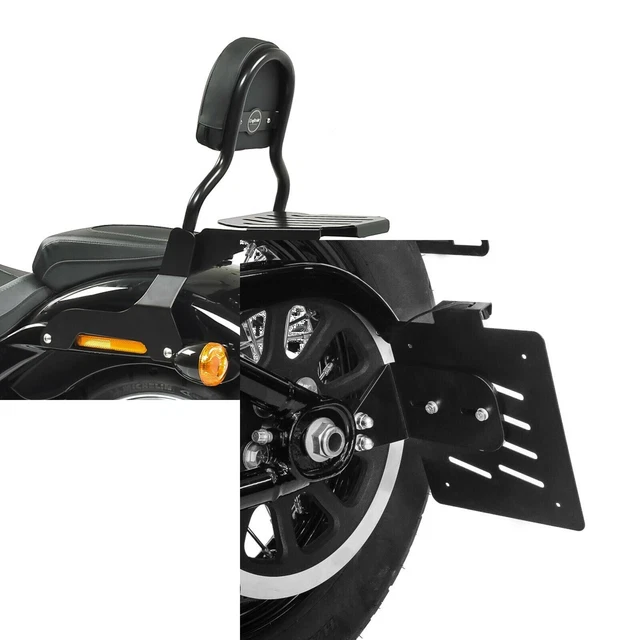 SET SISSY BAR + Side License Plate Holder S23 £277.45 PicClick UK