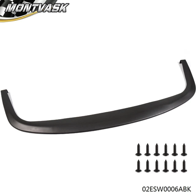 UNIVERSAL CS STYLE Front Bumper Lip Splitter Chin Spoiler Under Panel ...