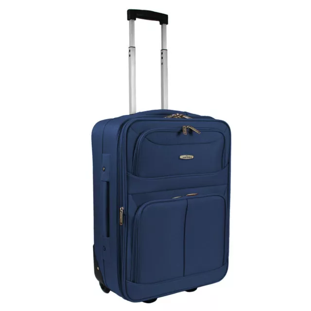 Cabin Size Lightweight Hand Luggage Trolley Carry On Suitcase Travel Bag RT32