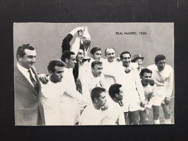 ECHTES MADRID TEAM (1960) | 1961 DC Thomson | Fußballkarte